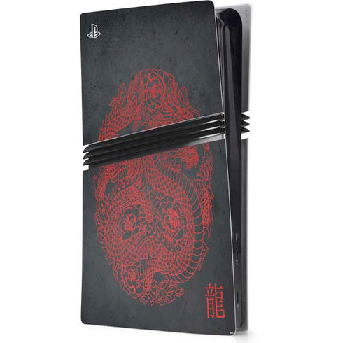 Red Dragon PlayStation PS5 Skins
